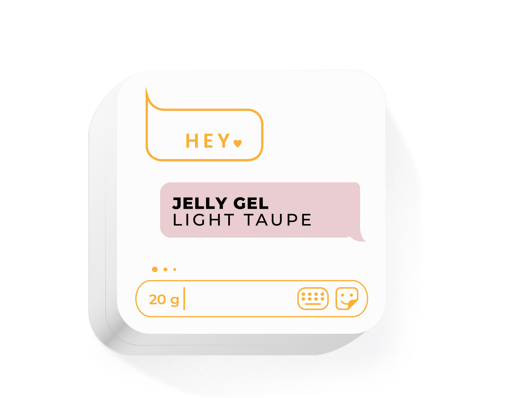 HEYLOVE. Jelly Gel, Light Taupe, 20 g (Builder Gel)